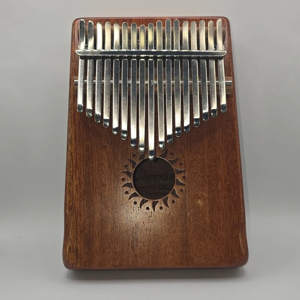 Donner DKL-17 Treble Kalimba Thumb Piano Wood & Metal Hand Percussion Instrument